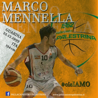 Marco Mennella in palleggio