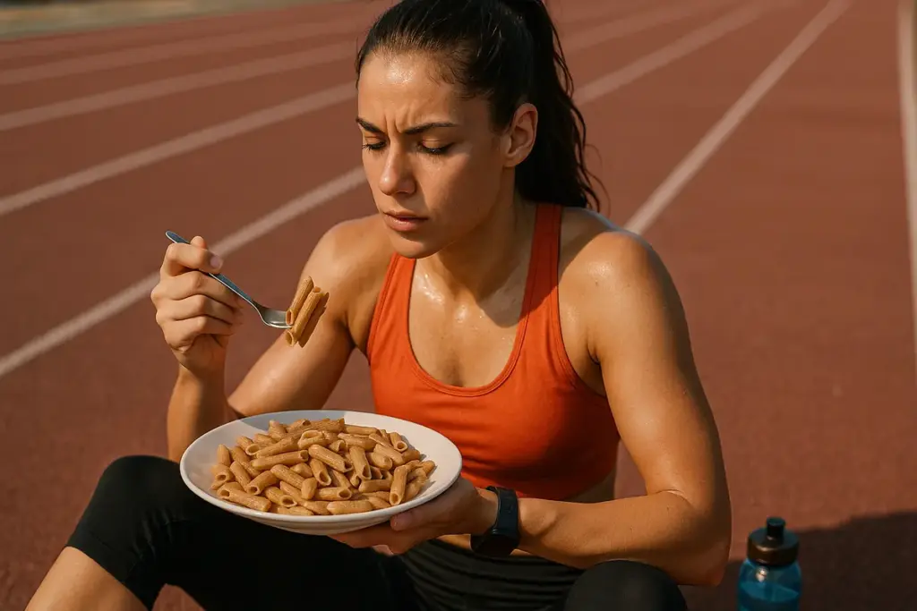 Quanto può aiutare una pasta integrale ai legumi nello sport? Migliora la resistenza senza gonfiore