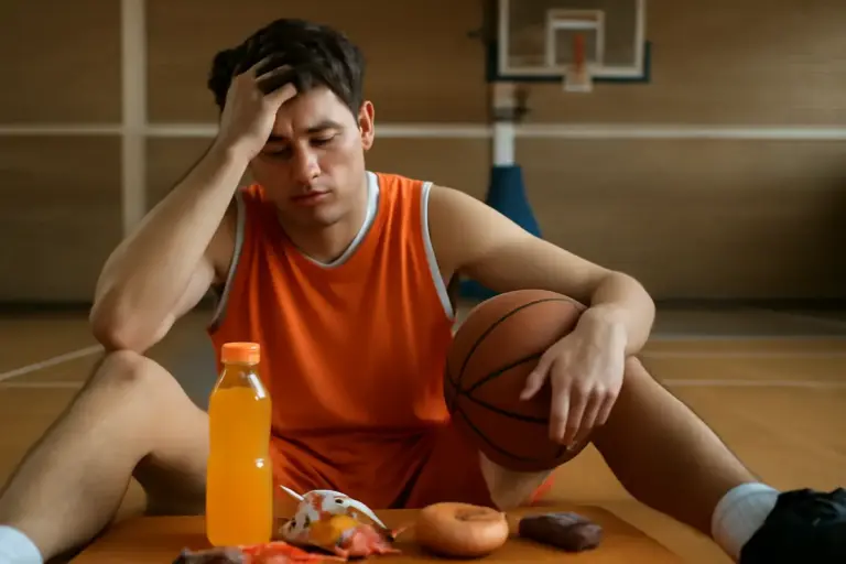 Zuccheri semplici prima della partita di basket: l’errore che blocca la lucidità