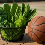 Verdure a foglia verde nel basket: il nutriente che accelera la ripresa
