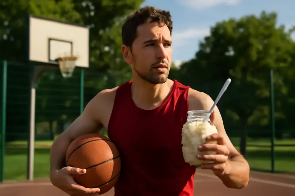 Salute intestinale e basket: l’alimento fermentato che migliora la tenuta aerobica