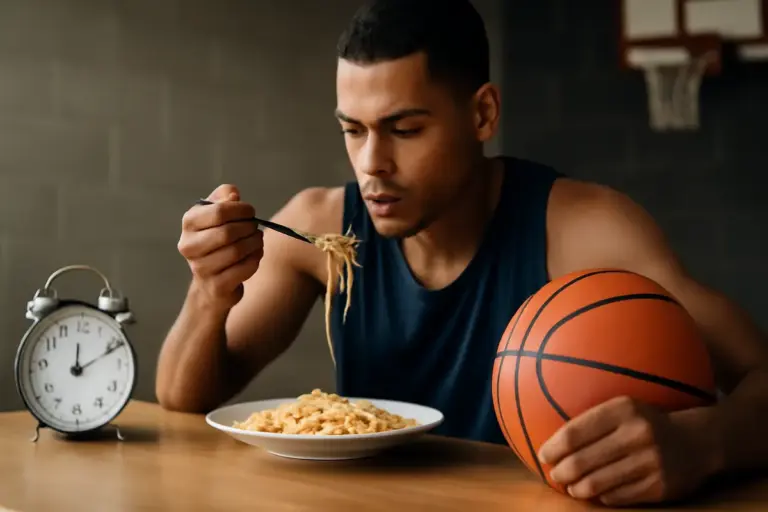 Carboidrati pre-allenamento basket: l’orario che cambia tutto