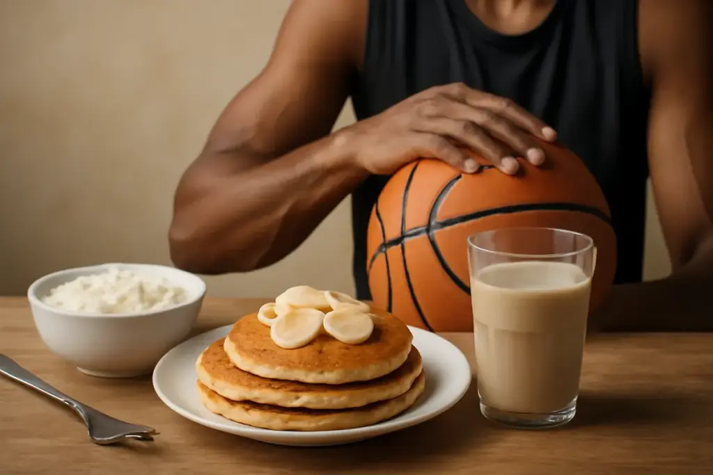 Colazione proteica fit per cestisti: l’abbinamento che sostituisce i pancake classici
