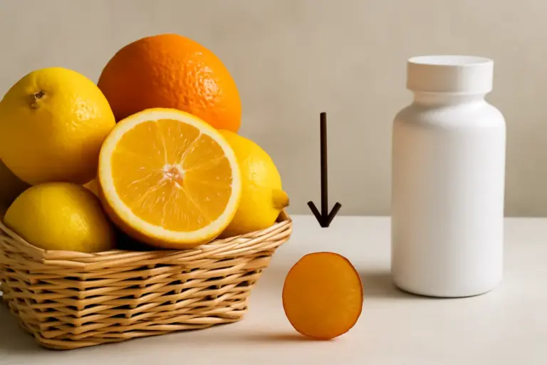 Vitamina C da frutta fresca nel basket: perché è più efficace degli integratori