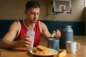 Proteine in polvere a colazione nel basket: l’abbinamento che pochi considerano