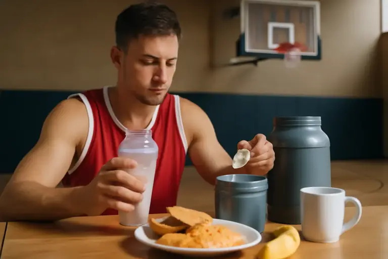 Proteine in polvere a colazione nel basket: l’abbinamento che pochi considerano