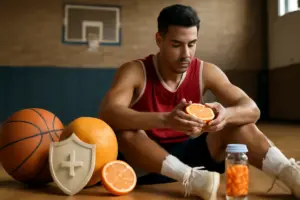 Vitamina C e difese immunitarie nel basket: la dose giusta da cibo e non da flacone