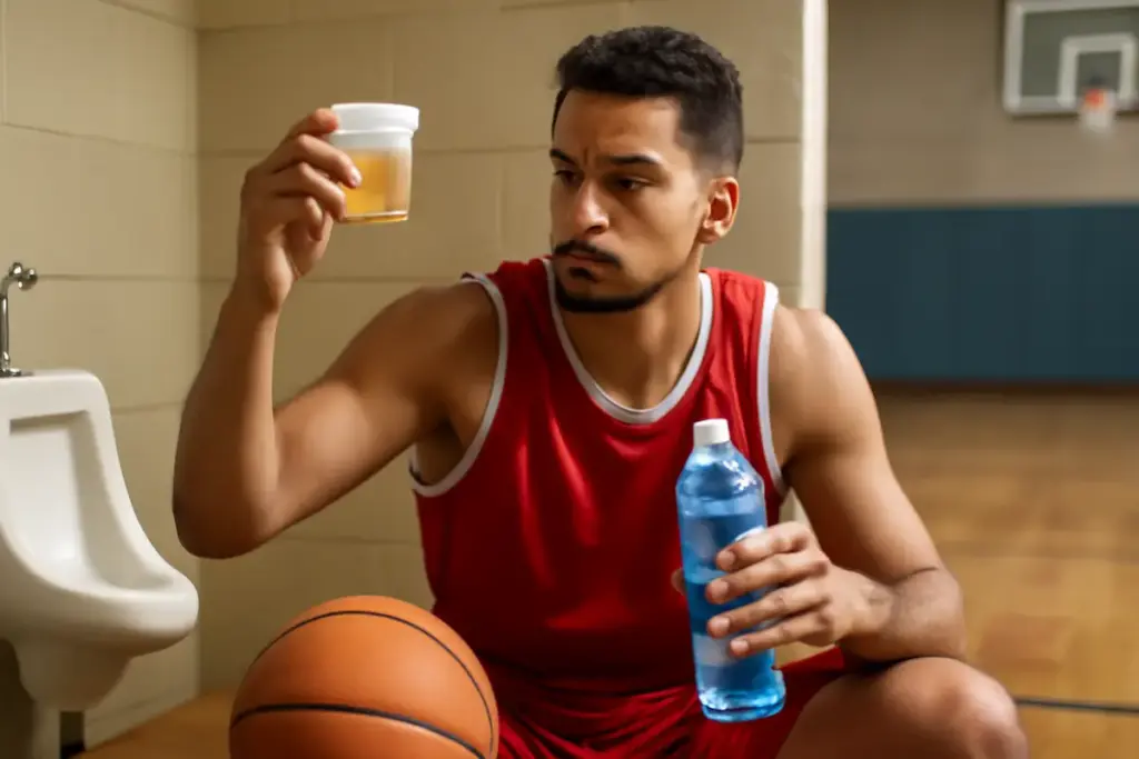 Urina e idratazione nel basket: il colore che rivela se stai recuperando bene