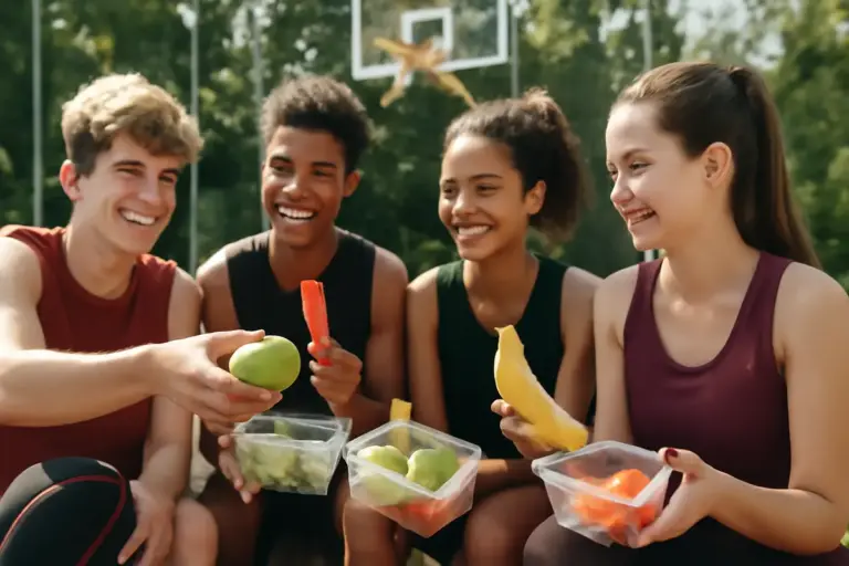 Sovrallenamento nei giovani cestisti: la scelta alimentare che li protegge
