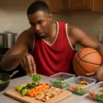Meal prep serale per cestisti: l’ordine di cottura che salva i nutrienti