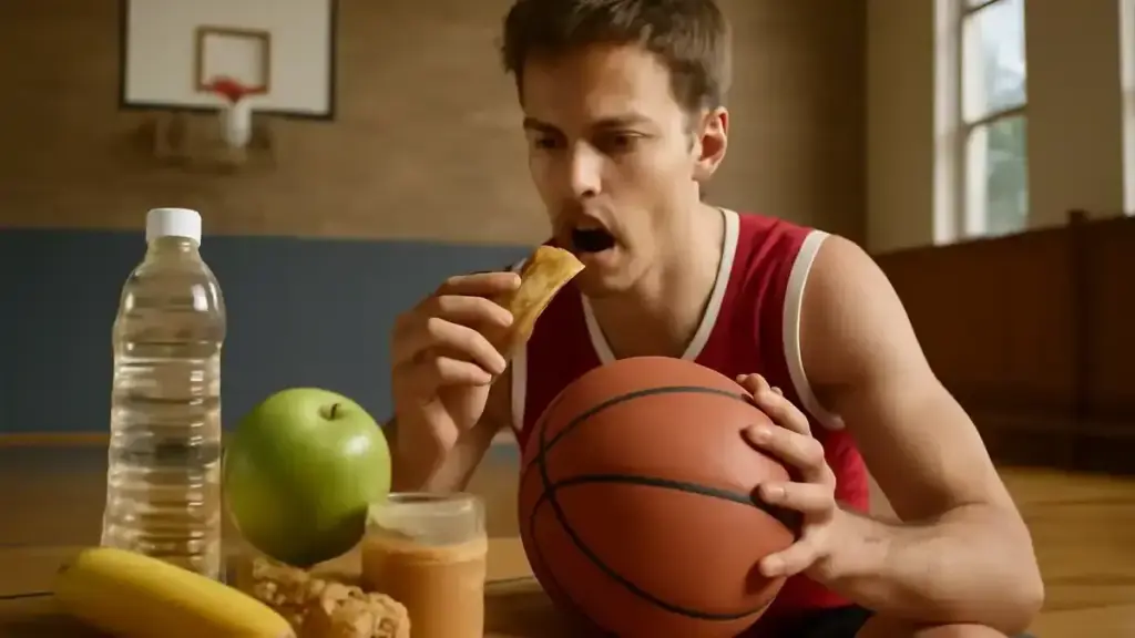 Prima di un allenamento di basket: cosa cambia nello spuntino se mancano trenta minuti oppure tre ore